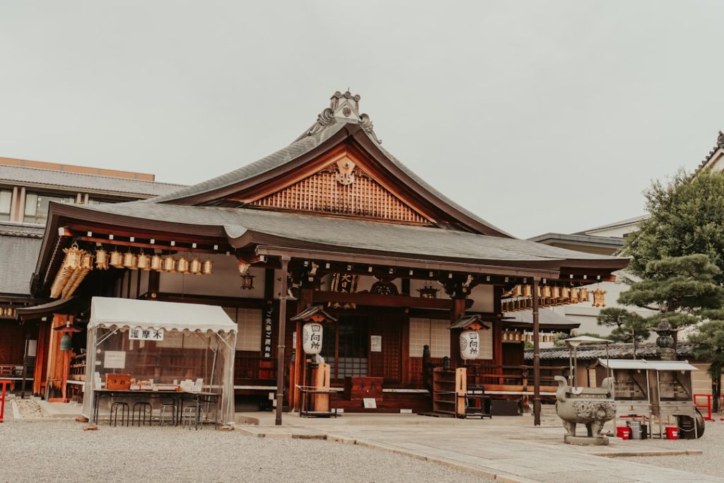 temple japonais nouvel année
